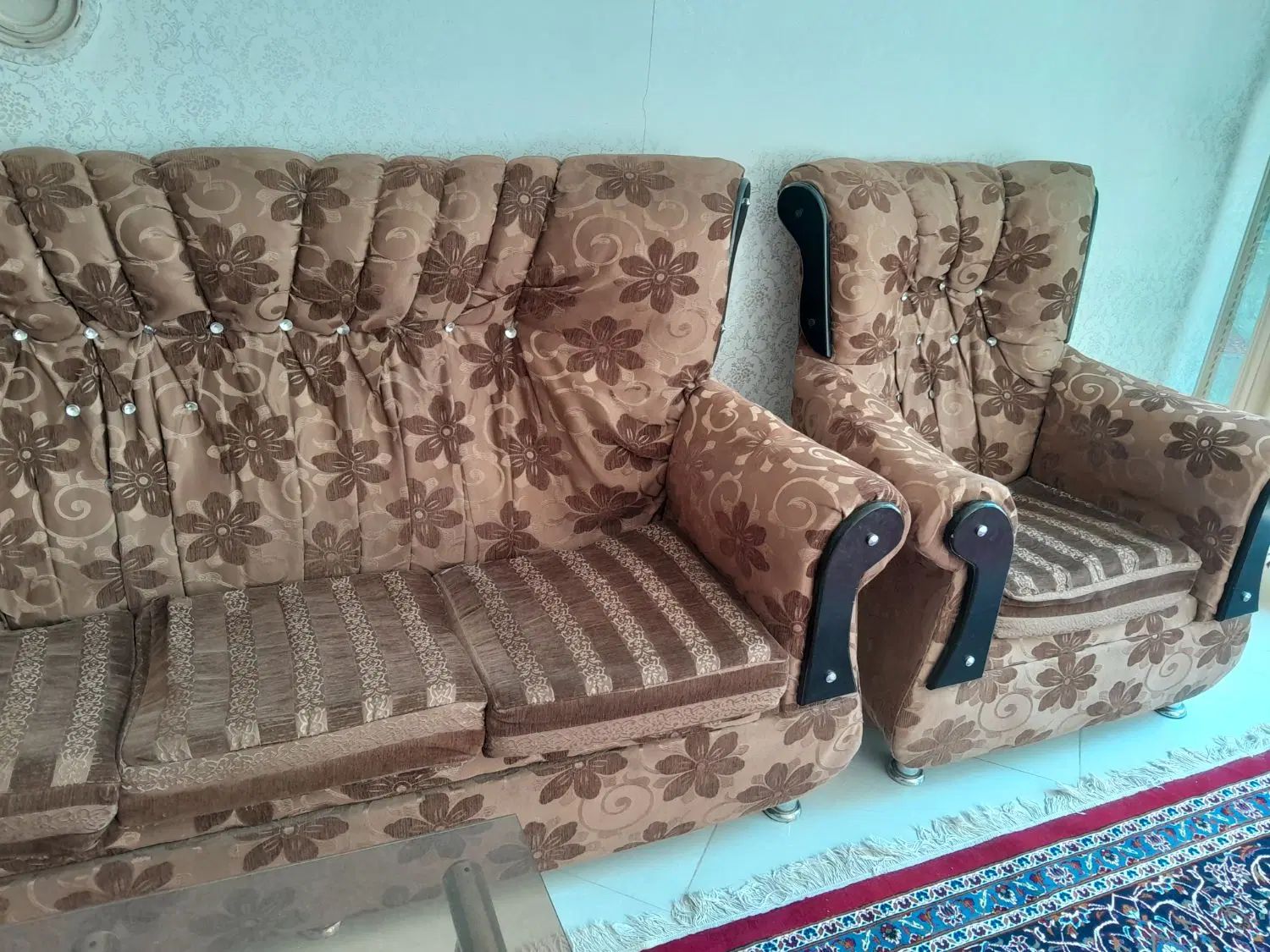 مبل ۷ نفره|مبلمان خانگی و میز عسلی|مشهد, فاطمیه|دیوار