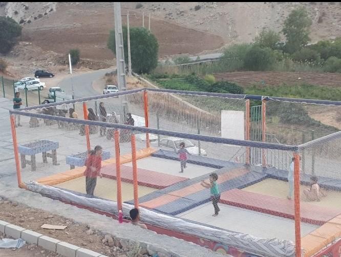 ترامپولین چهارتخته|اسباببازی بچه|ایوان, |دیوار