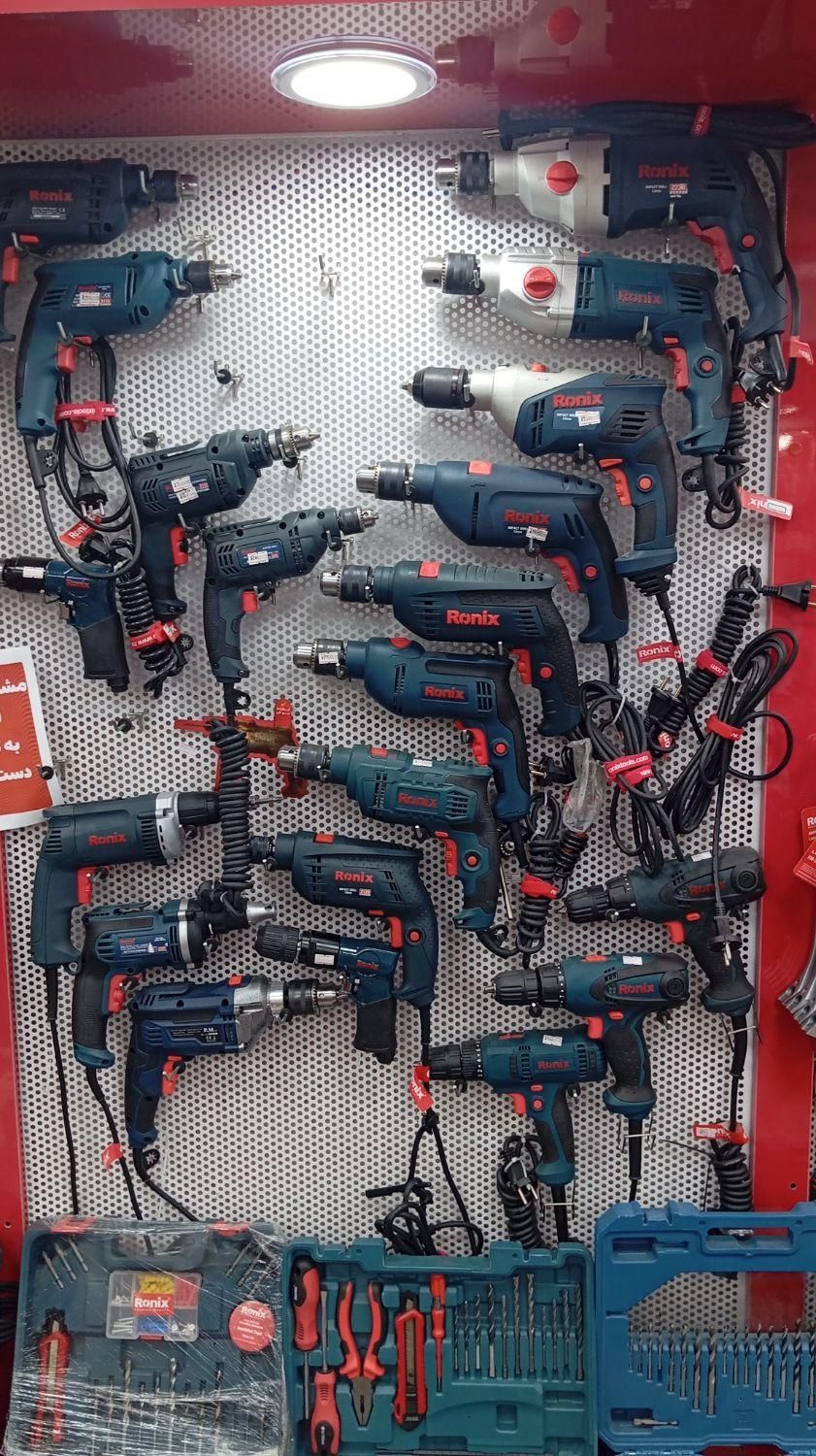 فروش تخفیفی دریل صنعتی خانگی۲۲۵۰ وچکشی ۲۲۶۰ رونیکس|ماشینآلات صنعتی|قم, بنیاد|دیوار