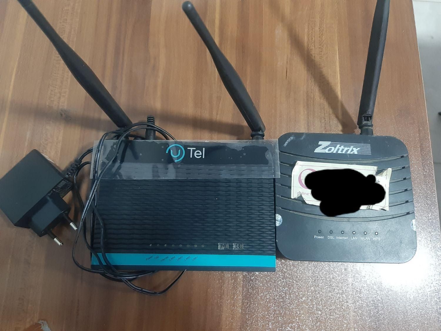 مودم w616 zoltrix و  a304+ utel|مودم و تجهیزات شبکه|کرج, شاهین‌ویلا|دیوار