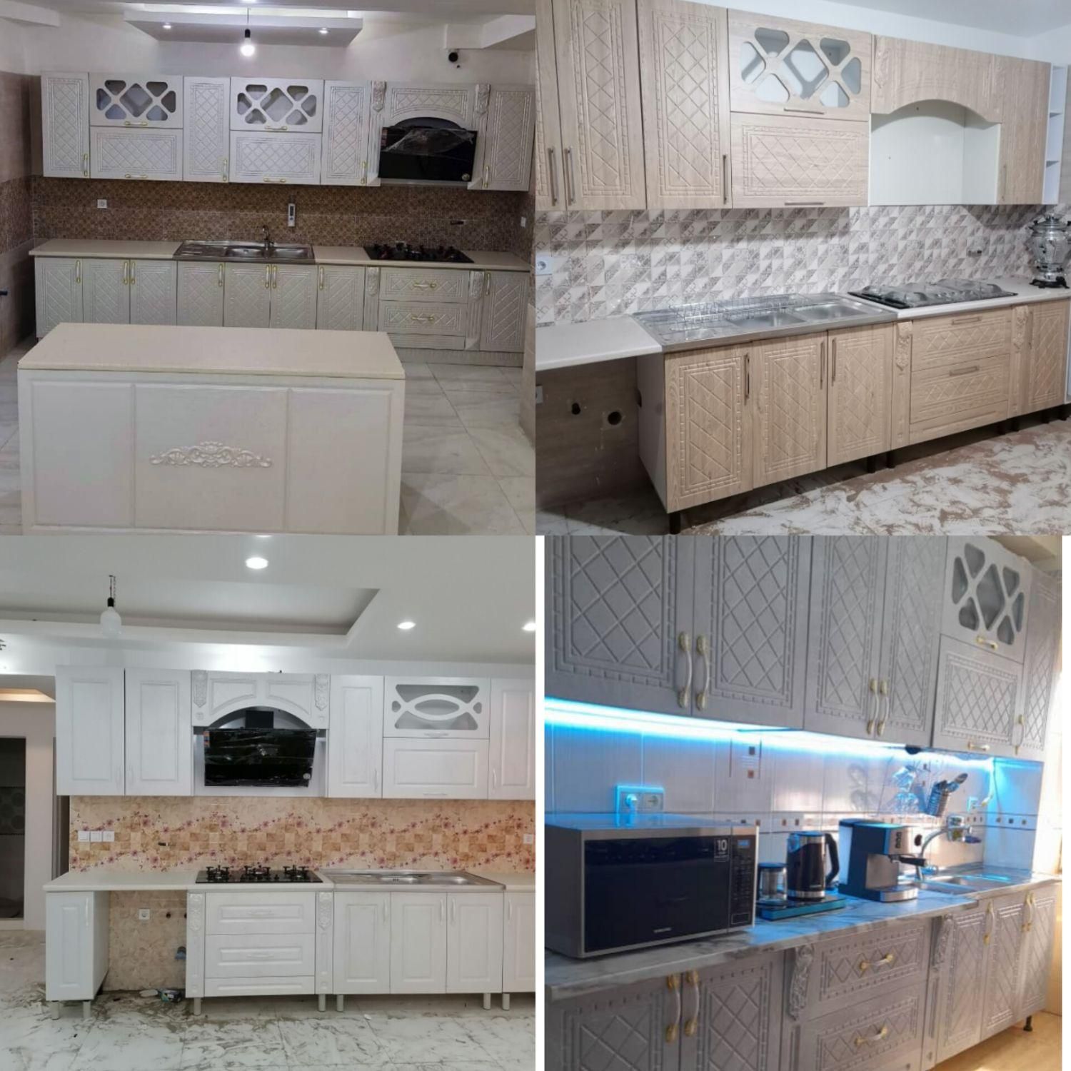 انواع کابینت)آماده)آشپزخانه)ورق سفیدگرید+Aسری اول|مصالح و تجهیزات ساختمان|مشکین‌دشت, |دیوار