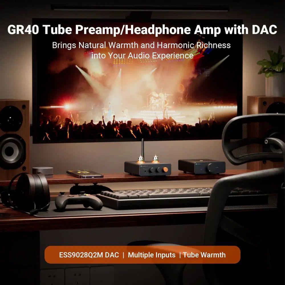 DAC، گیرنده بلوتوث،پری آمپ Fosi Audio GR40|سیستم صوتی خانگی|تهران, کاشانک|دیوار