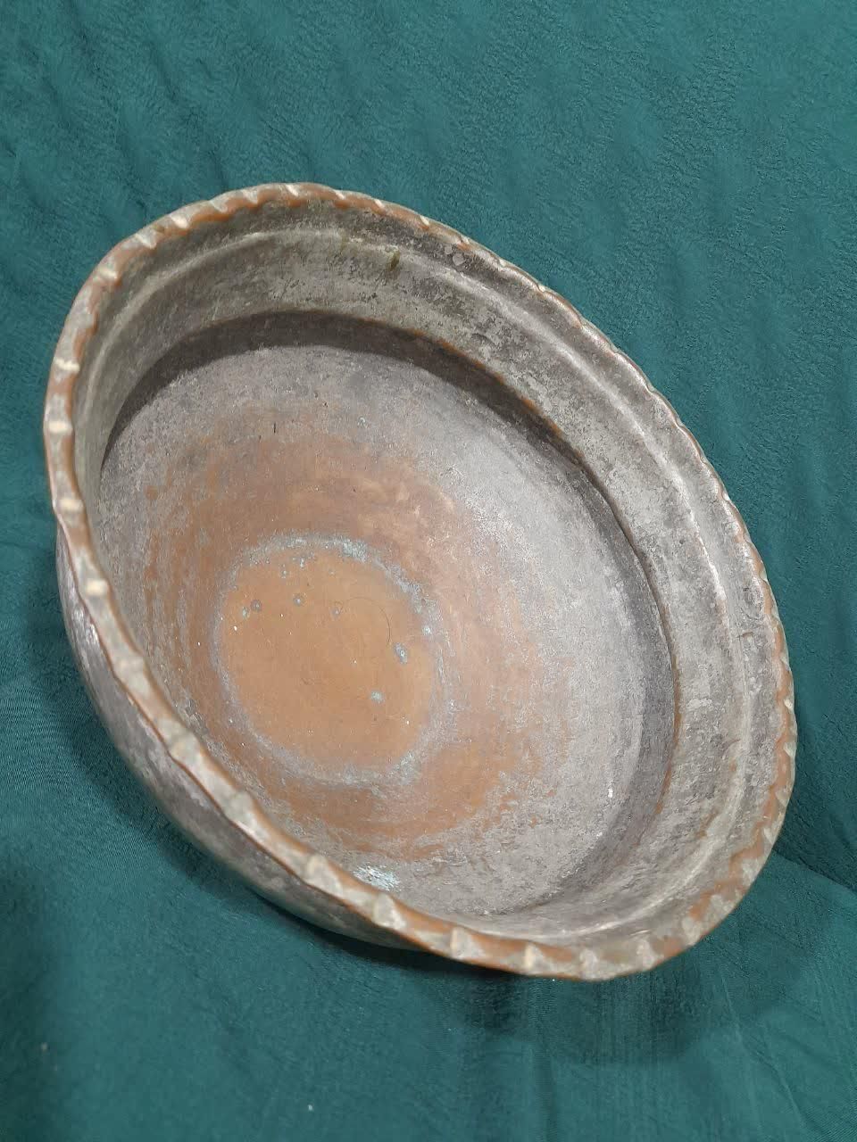 کاسه مسی قدیمی|کلکسیون اشیاء عتیقه|بندر ماهشهر, |دیوار