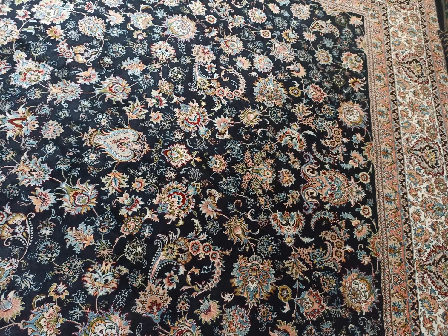 یه جفت فرش سورمه ای|فرش|مشهد, تلگرد|دیوار