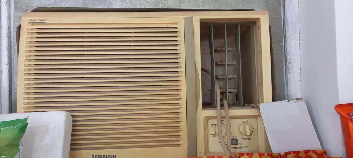 کولرگازی،سامسونگ اصلی.پشت پنجره ای|کولر گازی و فن‌کوئل|کرمان, |دیوار