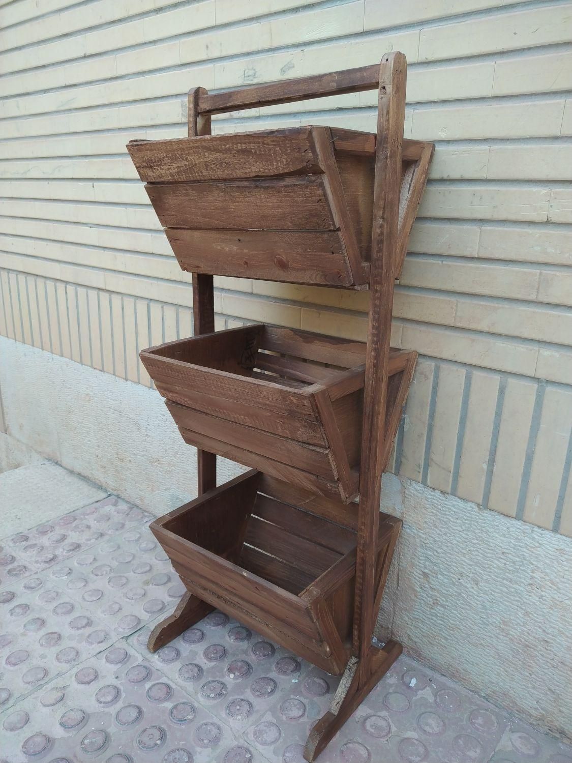 جای سیب زمینی پیاز نظم دهنده و... چوبی روستیک|آب‌چکان و نظم‌دهنده ظروف|تهران, صادقیه|دیوار