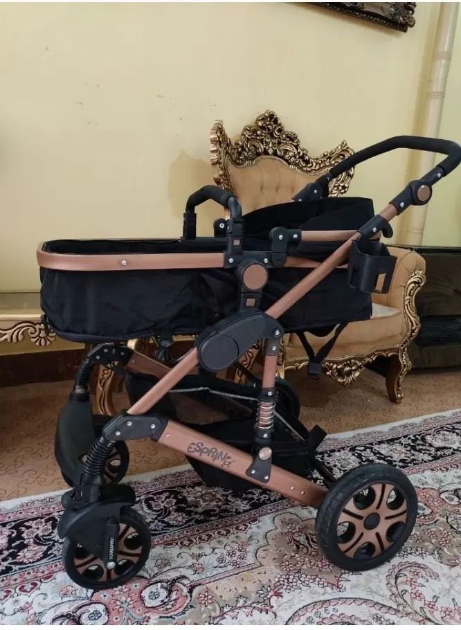 کالسکه و کریر دلیجان مدل اسپرینگ|اسباب و اثاث بچه|اصفهان, کارلادان|دیوار