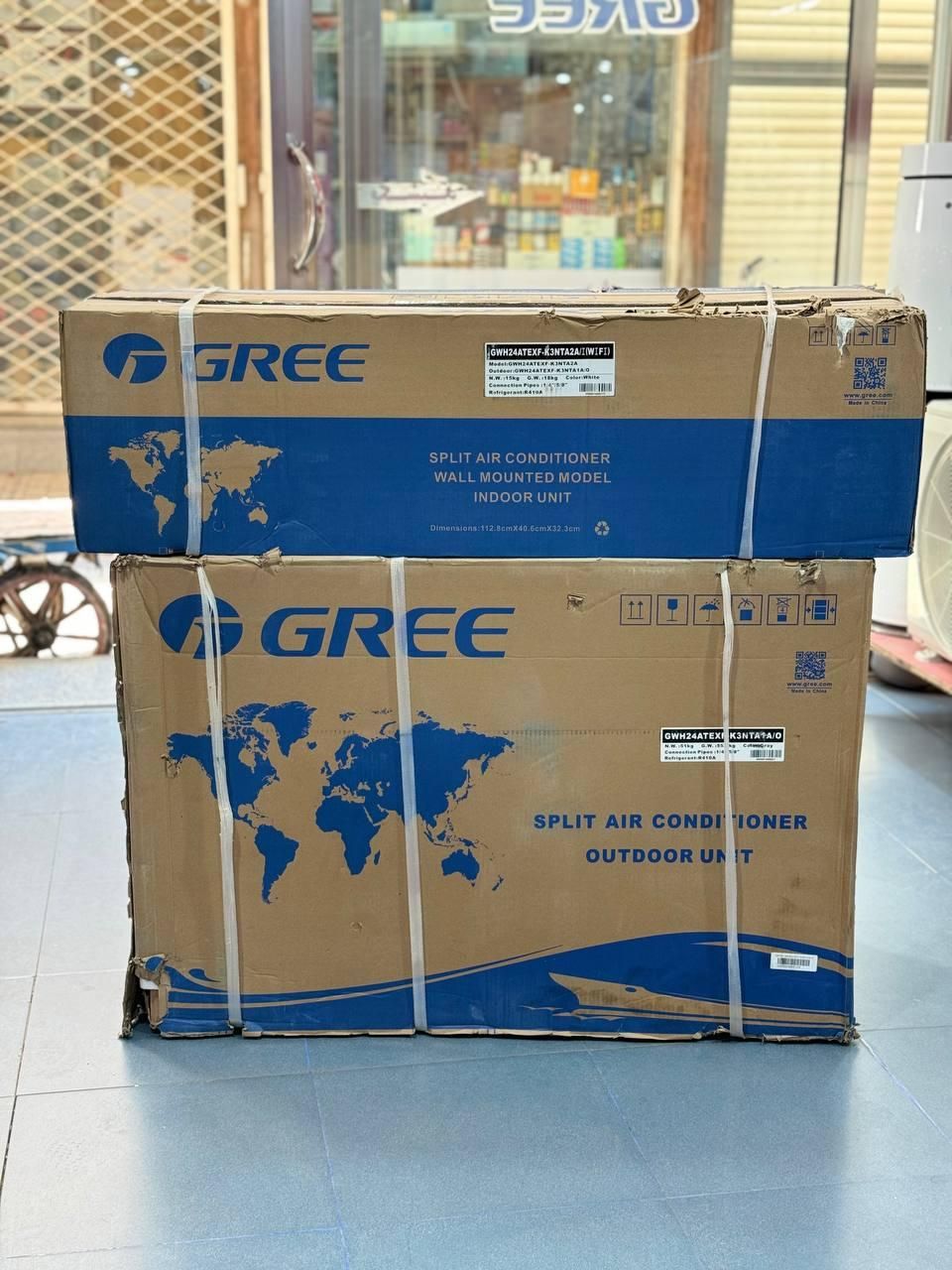 کولر گازی گری اصلی Gwh24000|کولر گازی و فن‌کوئل|بانه, |دیوار