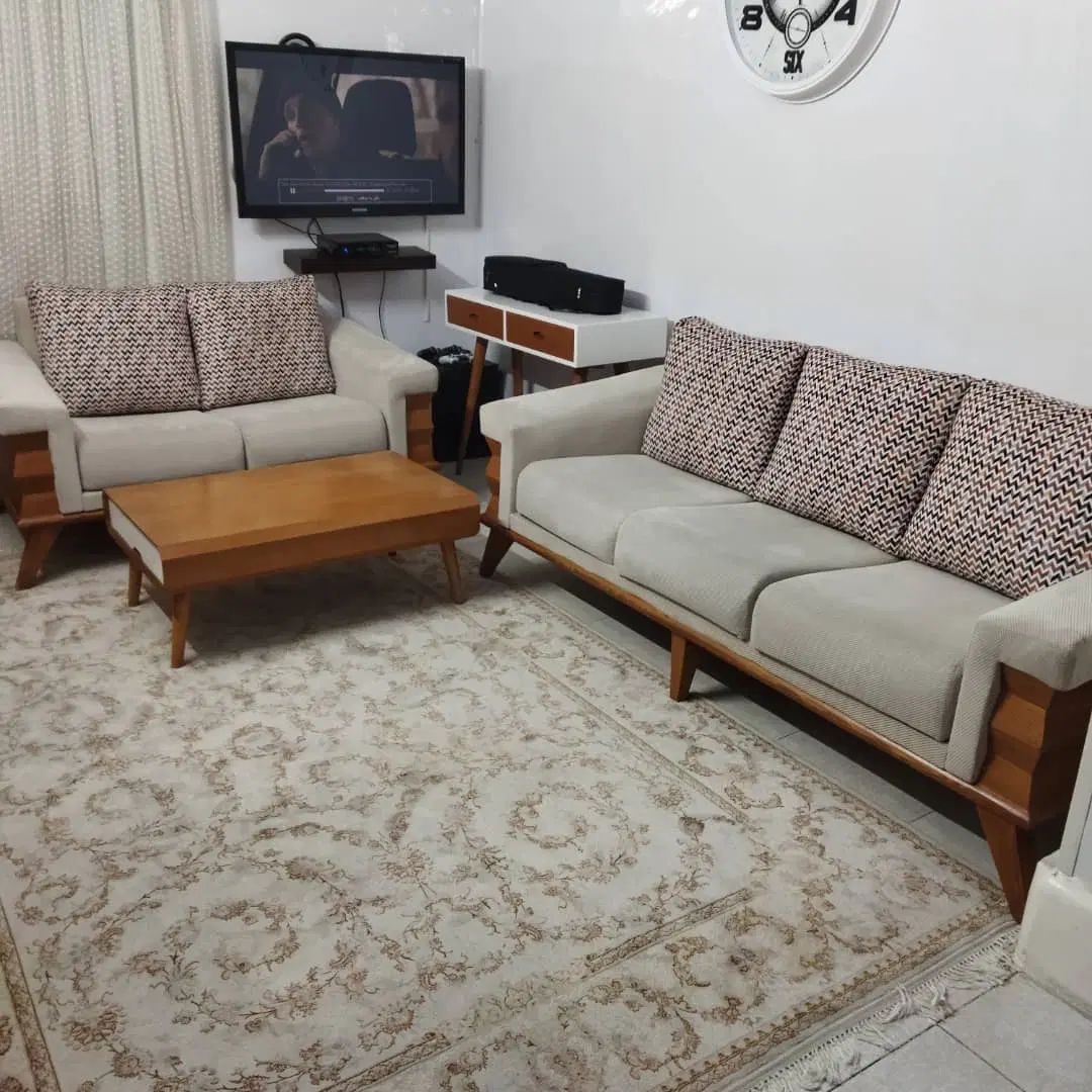 مبلمان هفت نفره کارکرده|مبلمان خانگی و میز عسلی|تهران, جابری|دیوار