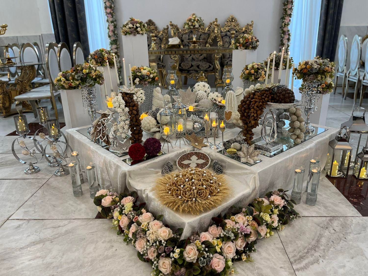 سفره عقد/بادکنک آرایی/بله برون/افتتاحیه/تولدنامزدی|خدمات پذیرایی، مراسم|کرج, عظیمیه|دیوار