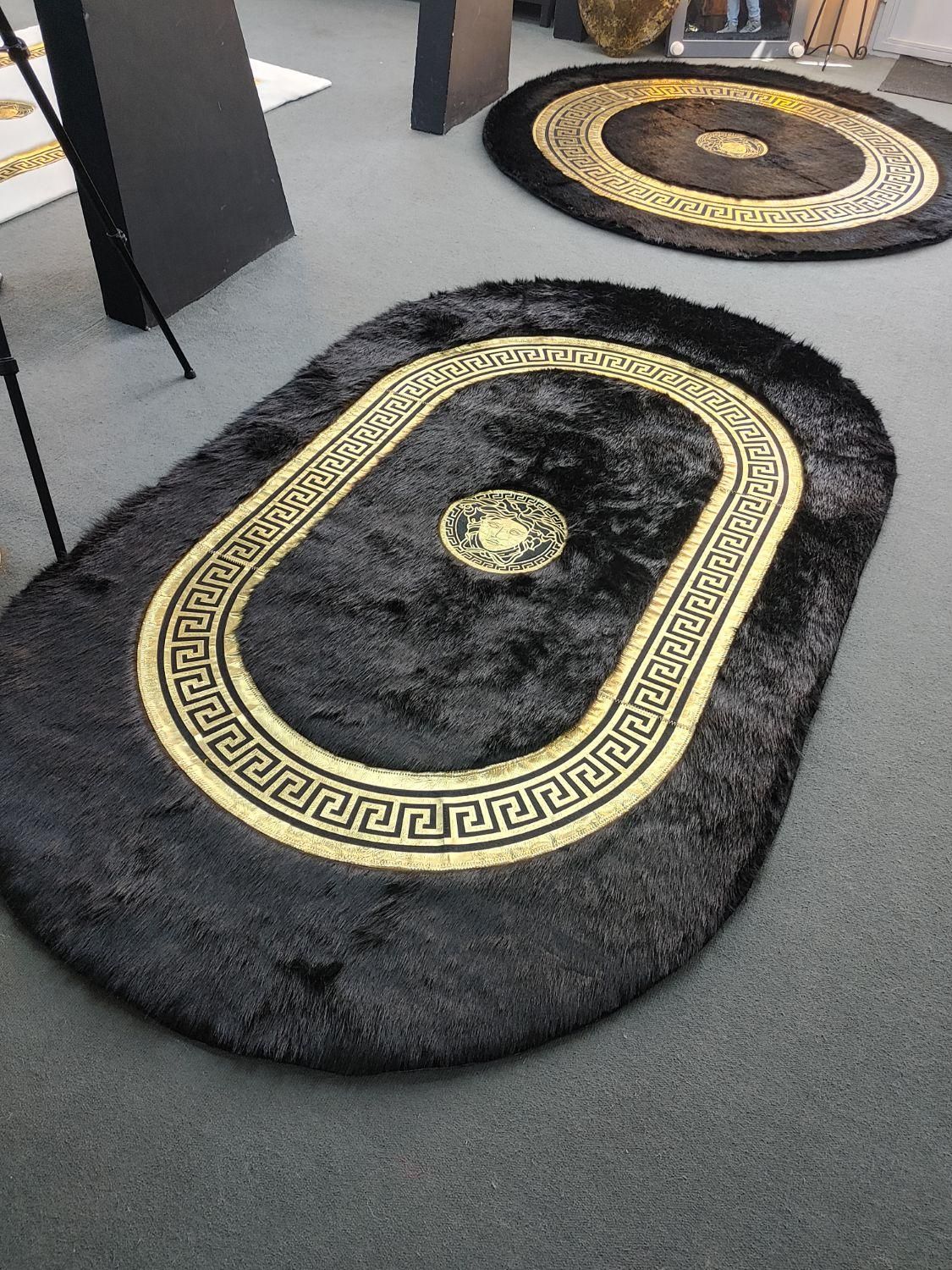 فرش بیضی خزدار ترک|فرش|تهران, عبدل‌آباد|دیوار