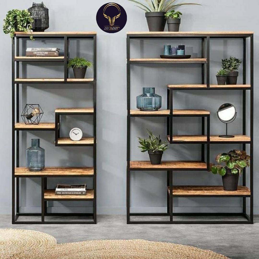 استند چوب و فلز دکوراتیو|بوفه، ویترین، کنسول|شیراز, شهرک کوثر|دیوار