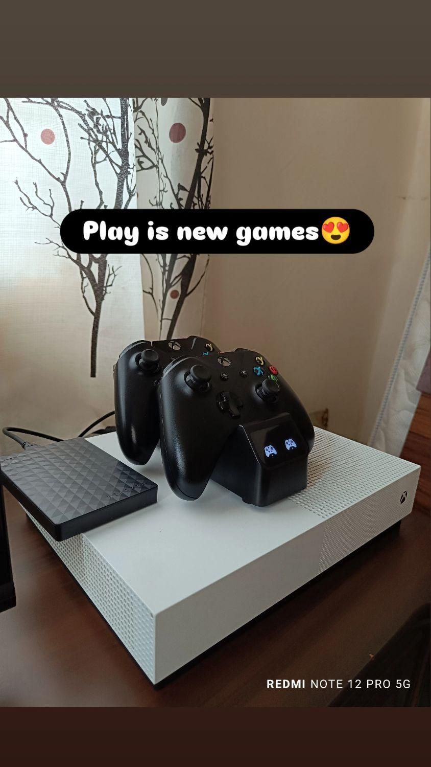 Xbox One S  1/5 tra game درحد آکبند دو دسته|کنسول، بازی ویدئویی و آنلاین|ارومیه, |دیوار