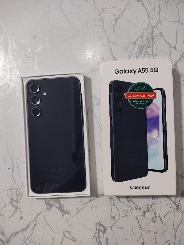 گوشی سامسونگ Galaxy A55 5G حافظه 256 گیگ رام 8|موبایل|تهران, شهرک کیانشهر|دیوار