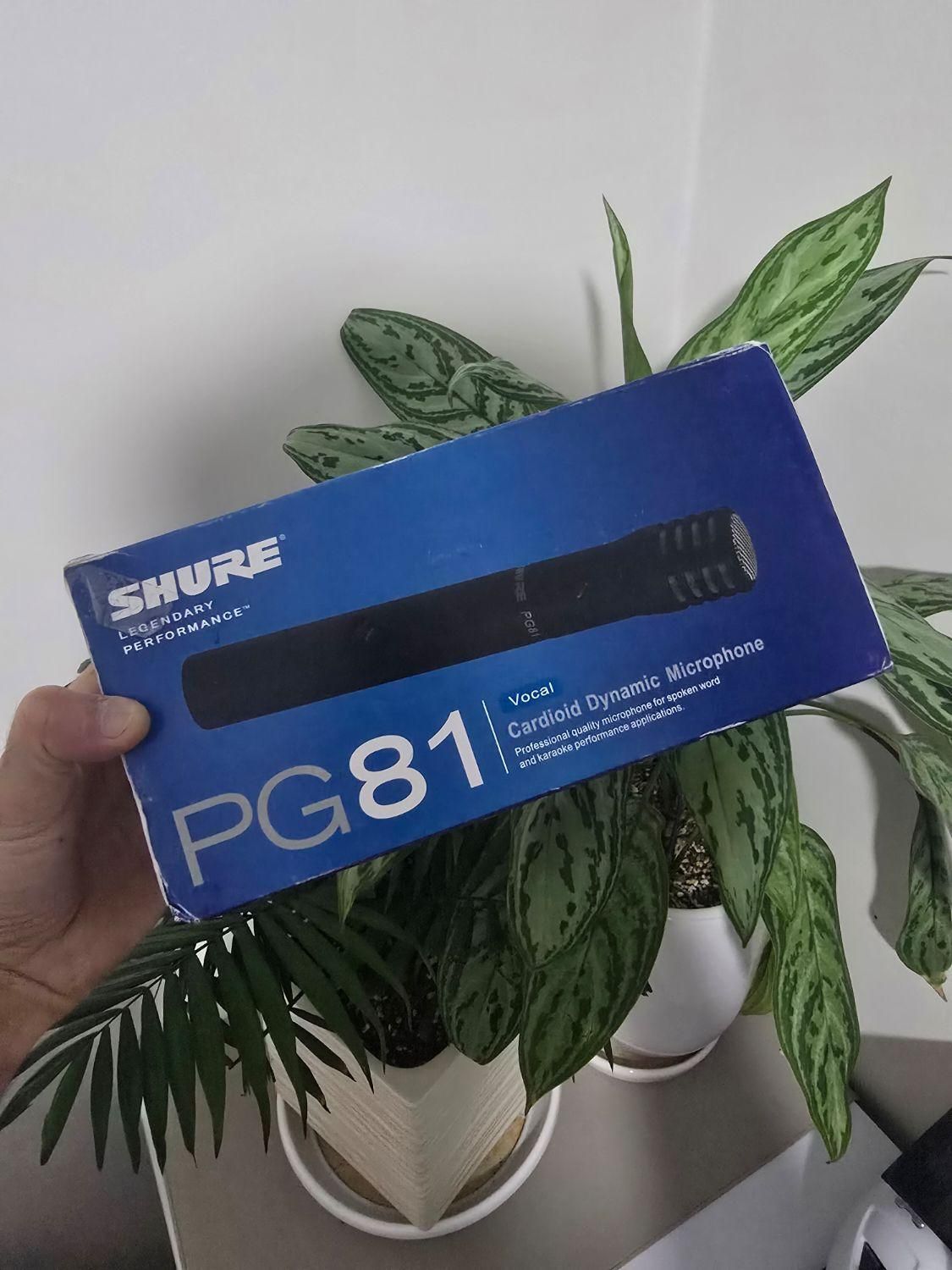 میکروفون کاندنسر ساز مدل شور SHURE PG81|صوتی و تصویری|تهران, تهران‌نو|دیوار