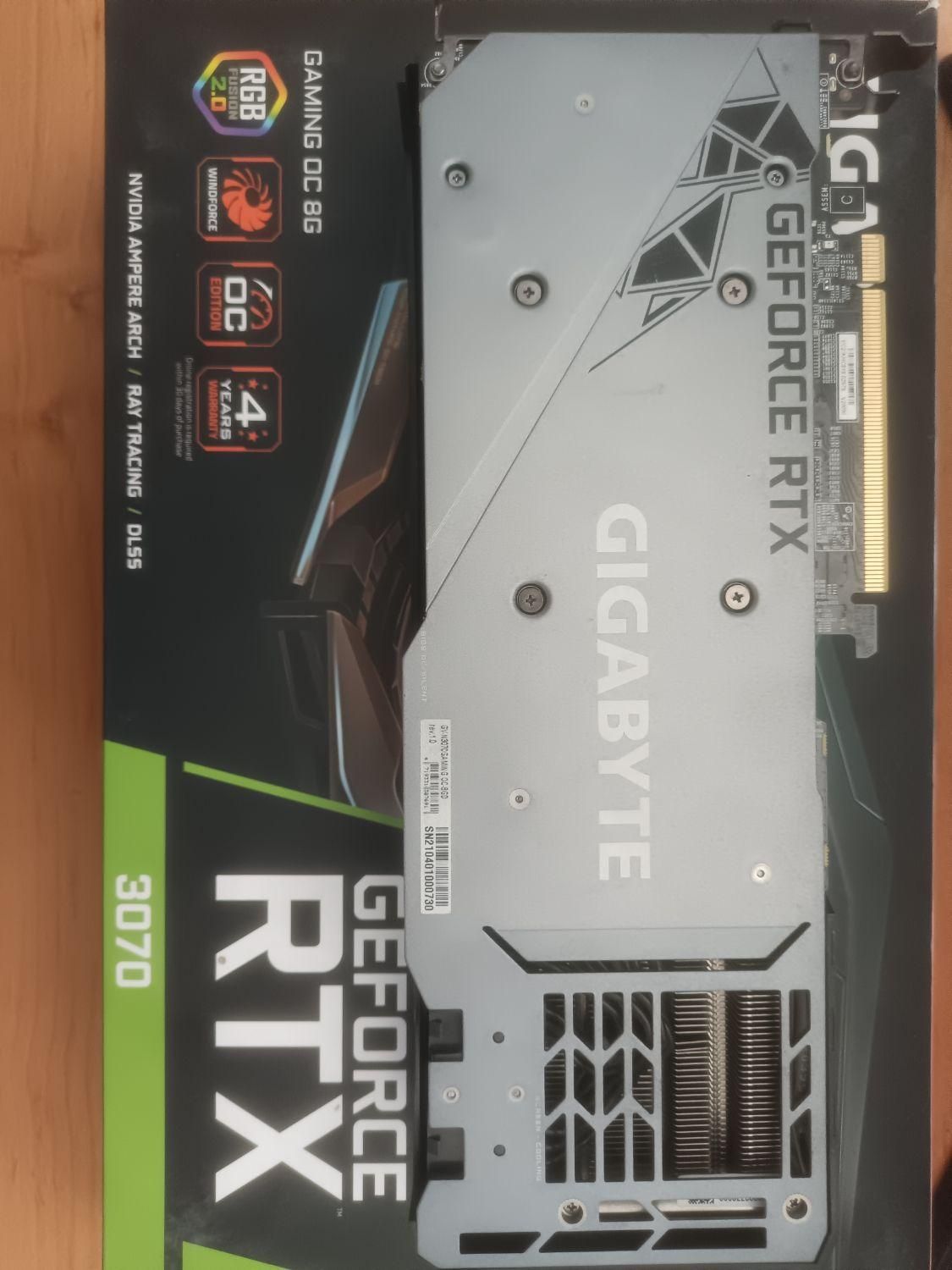 کارت گرافیکrtx 3070 gigabyte gaming ocیک ماه ضمانت|قطعات و لوازم جانبی رایانه|تهران, شیرازی|دیوار