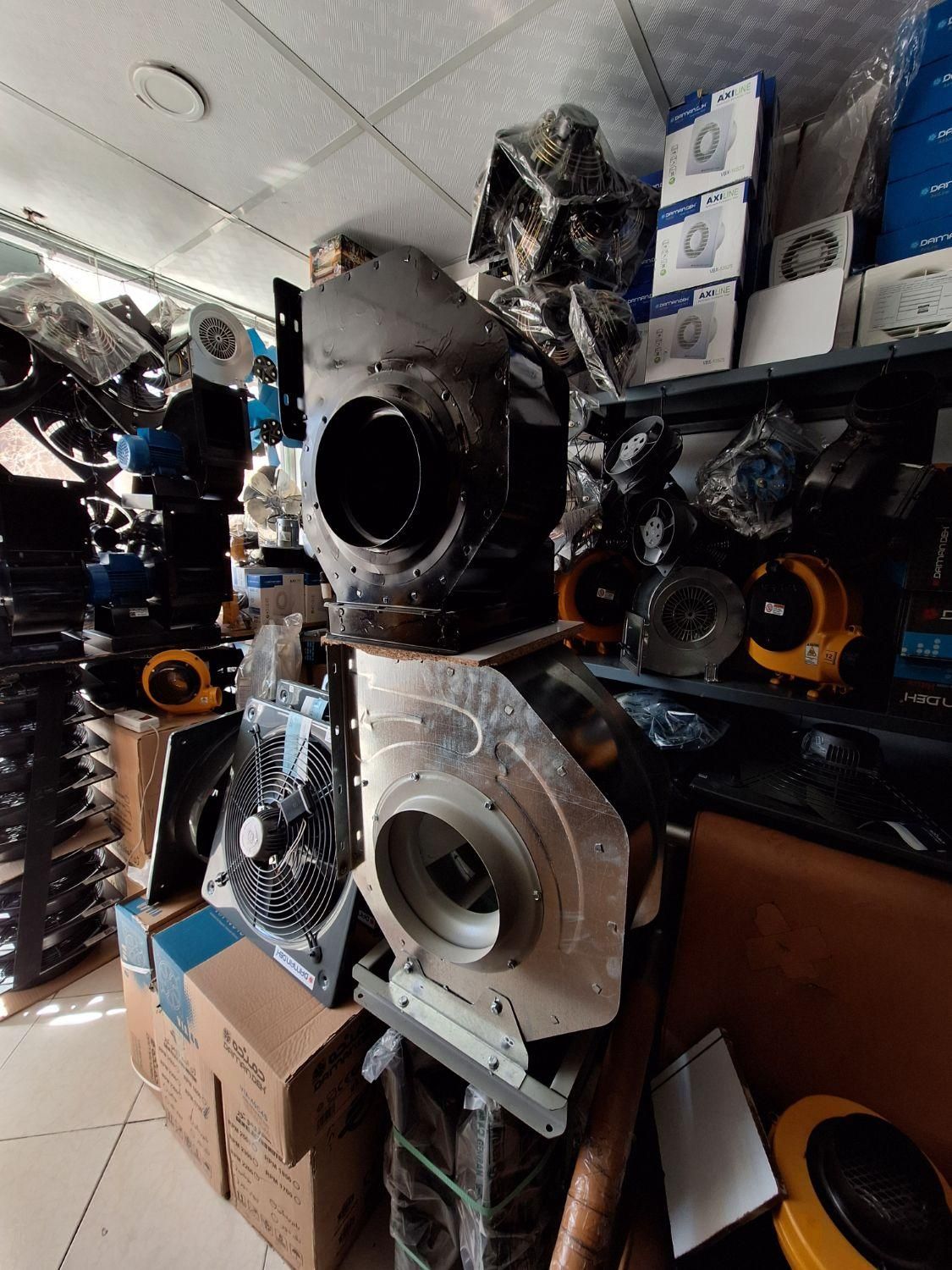 سانتریفیوژ فن asli هواکش مکش ۳۰ متر حلزونی|پنکه و تصفیه‌کنندهٔ هوا|اصفهان, برازنده|دیوار