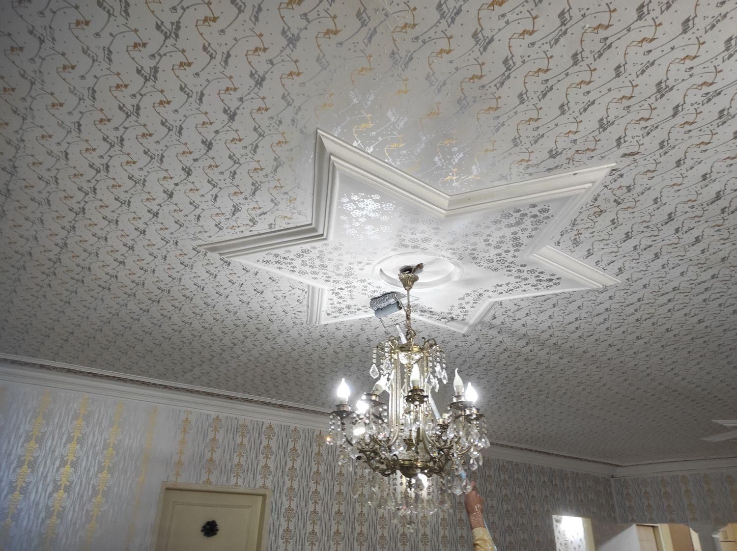 نقاشی ساختمان و طرح کاغذدیواری|خدمات پیشه و مهارت|اسلام‌شهر, باغ فیض|دیوار