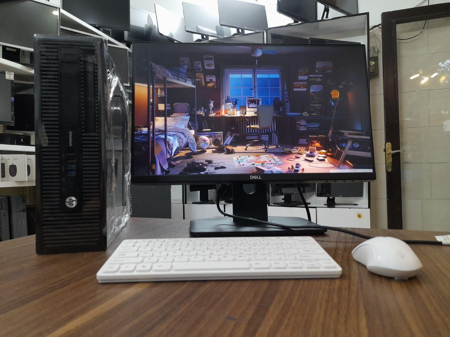 پکیج کامل مینی کیس و مانیتور به همراه موس و کیبورد|رایانه رومیزی|کرج, گوهردشت|دیوار