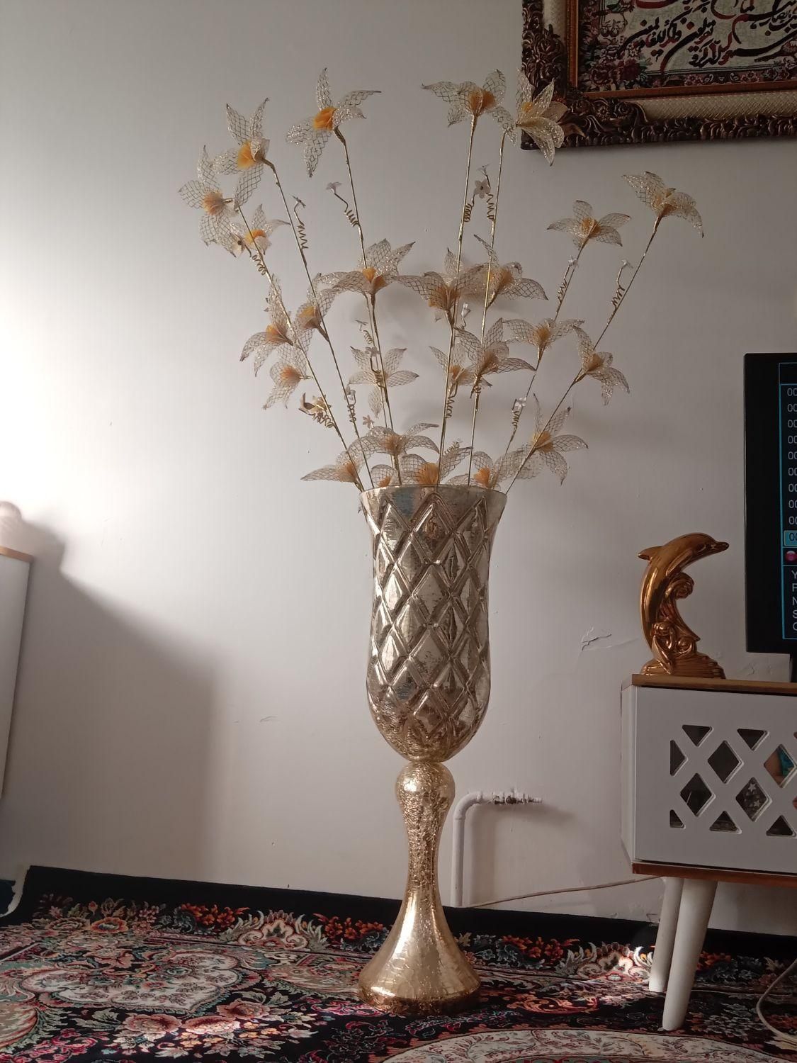 گل و گلدان|گل مصنوعی|نیشابور, پنجراه|دیوار