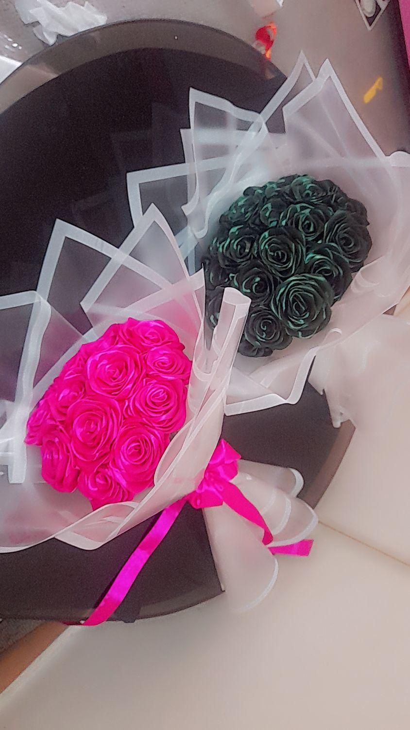 دسته گل و باکس گل ربانی هدیه ای ماندگار|گل مصنوعی|کرج, کمال‌شهر|دیوار