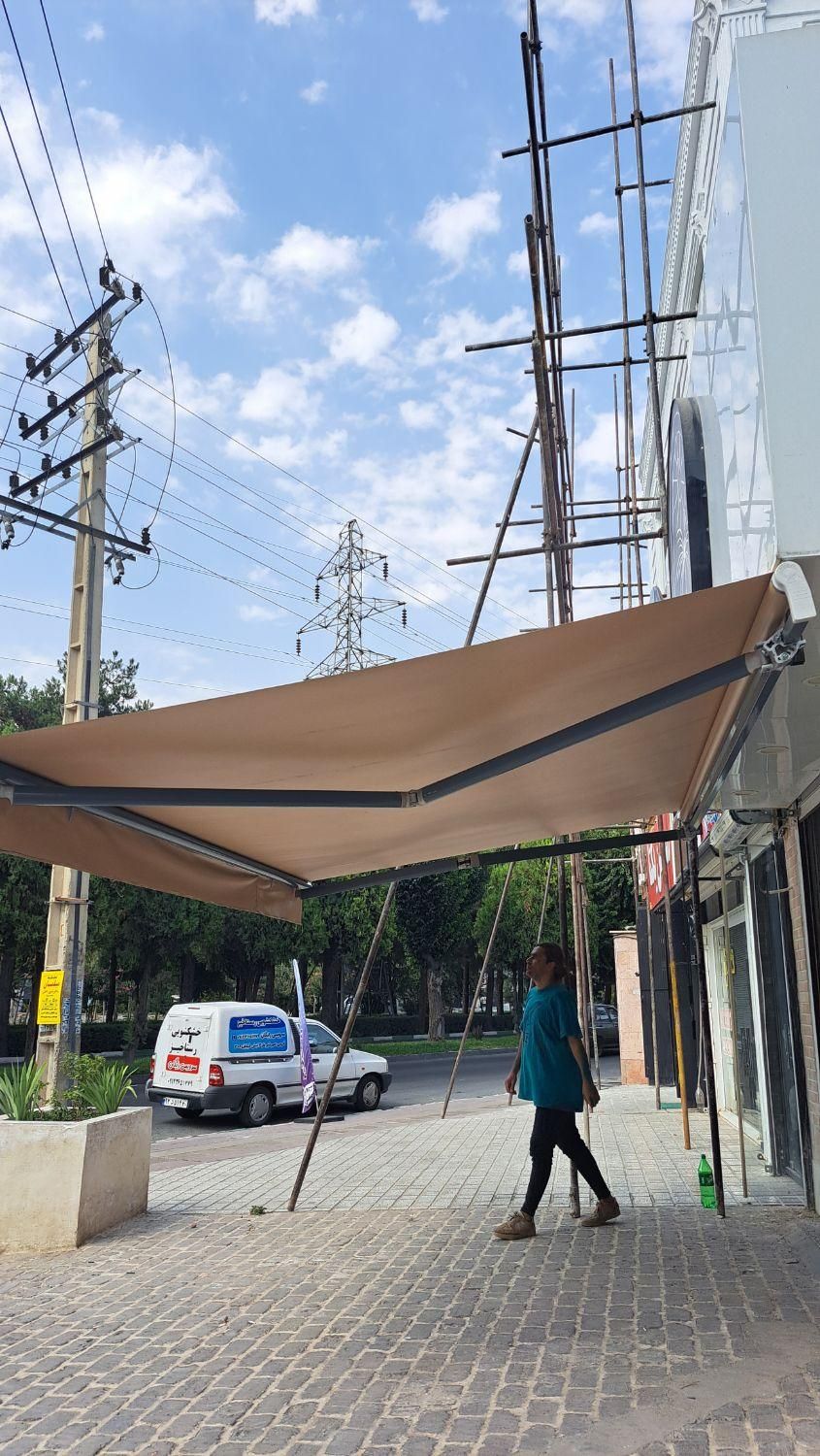 سایبان مغازه ویلا برقی سایه بان کالسکه ای|فروشگاه و مغازه|فردیس, فردیس|دیوار