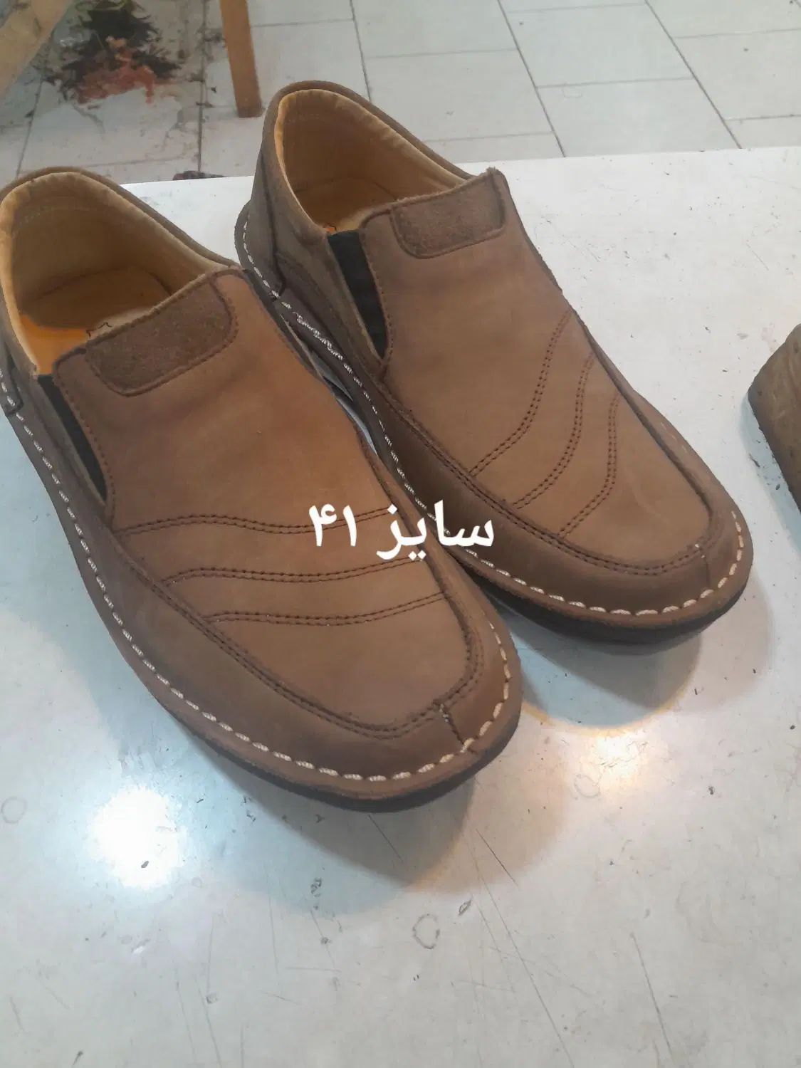 کفش چرم مردانه تک سایز|کیف، کفش، کمربند|تبریز, |دیوار