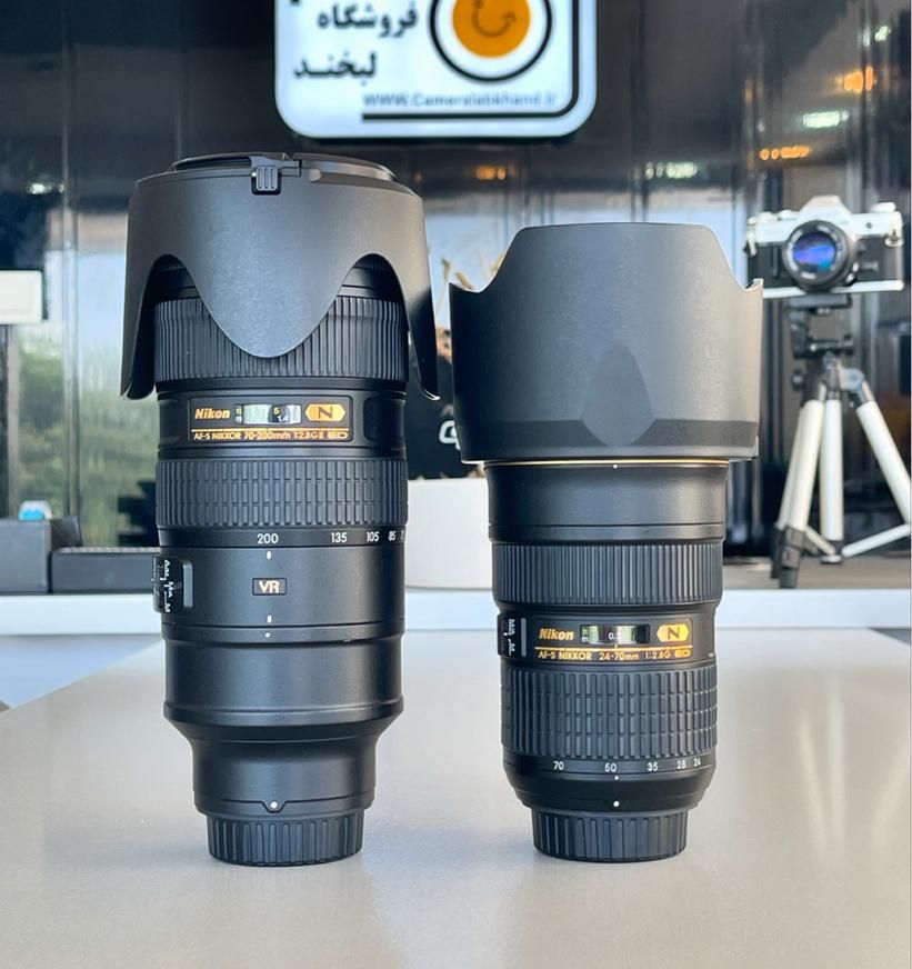 لنز دوربین نیکون 24-70 و 70-200 f2.8 G|دوربین عکاسی و فیلم‌برداری|شیراز, چنچه|دیوار