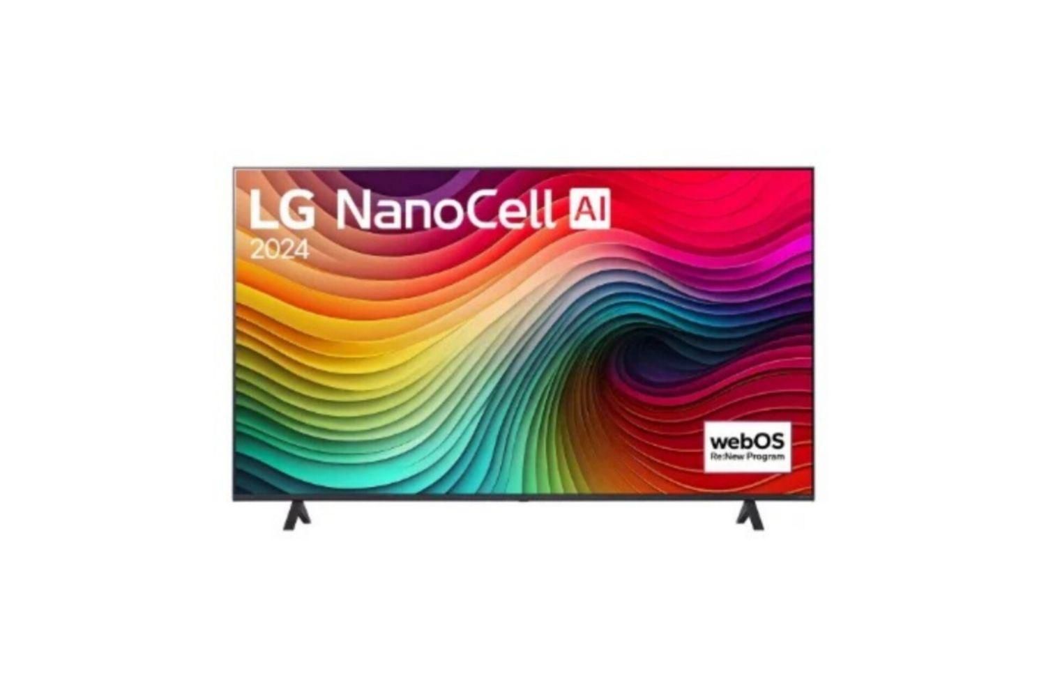 تلویزیون ال جی nano80T سایز 55 اینچ 2024|تلویزیون و پروژکتور|تبریز, |دیوار