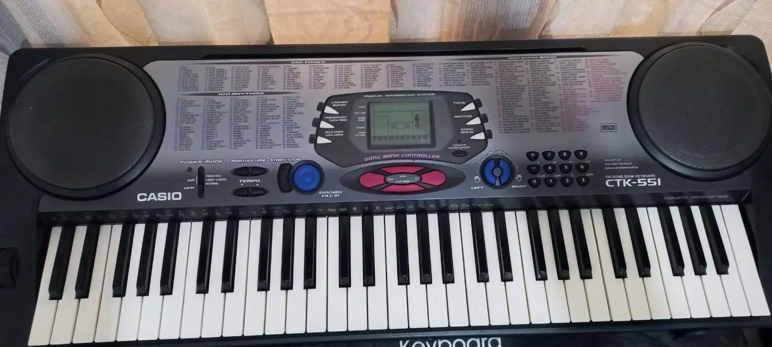 ارگ کاسیو ctk551 تاچدار ۵ اکتاو در حد|پیانو، کیبورد، آکاردئون|تهران, هفت چنار|دیوار