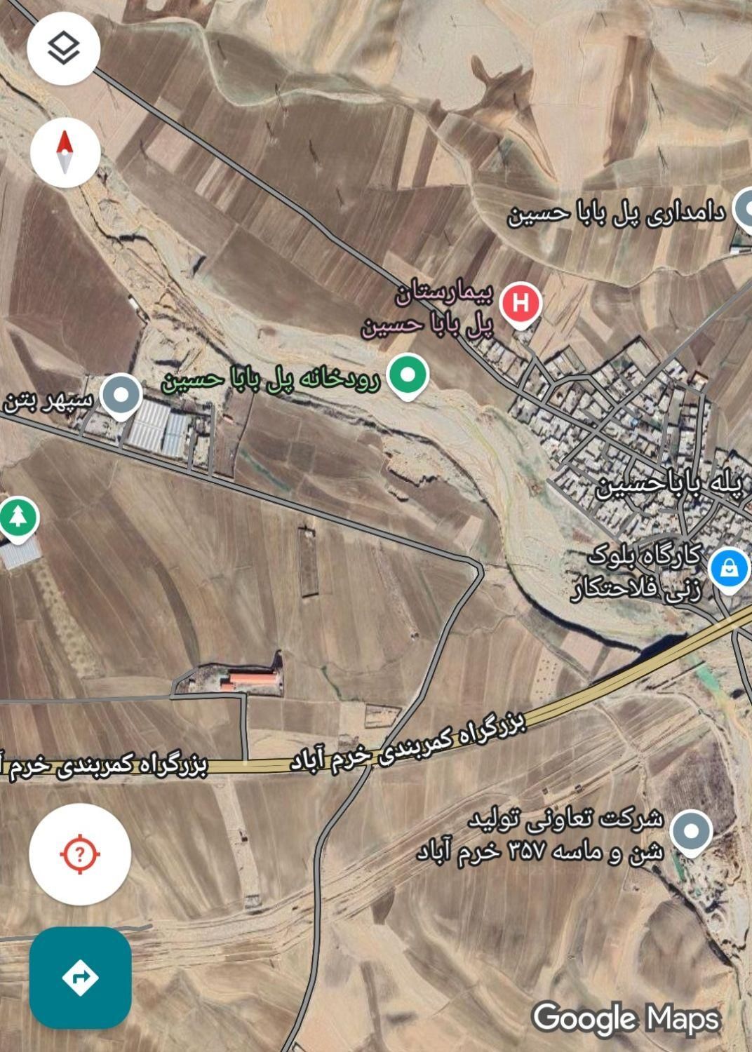 زمین گلخانه بامجوز چاه کمربندی خرم آباد|فروش زمین و ملک کلنگی|خرمآباد, |دیوار