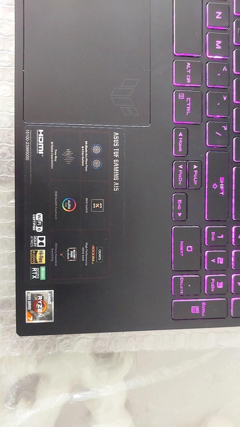 لپ‌تاپ گیمینگ ASUS TUF A15 FA507RC|رایانه همراه|مشهد, سید رضی|دیوار