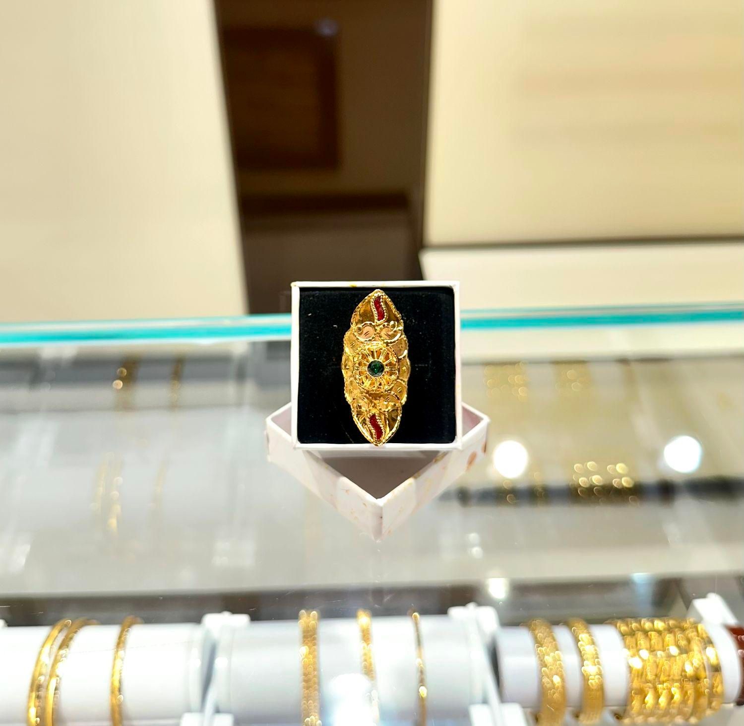 انگشتر خلیجی طلا|جواهرات|بندرعباس, |دیوار