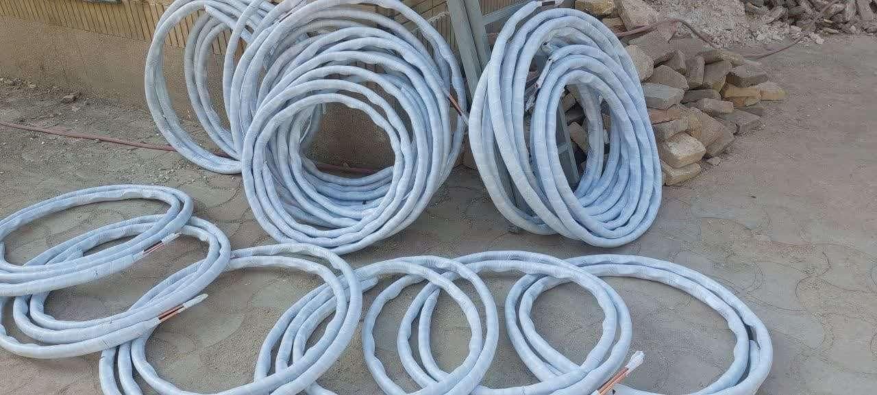 لوله مسی کولر گازی شارژ گاز لوله کشی کولر گازی|کولر گازی و فنکوئل|مشهد, ایثارگران|دیوار