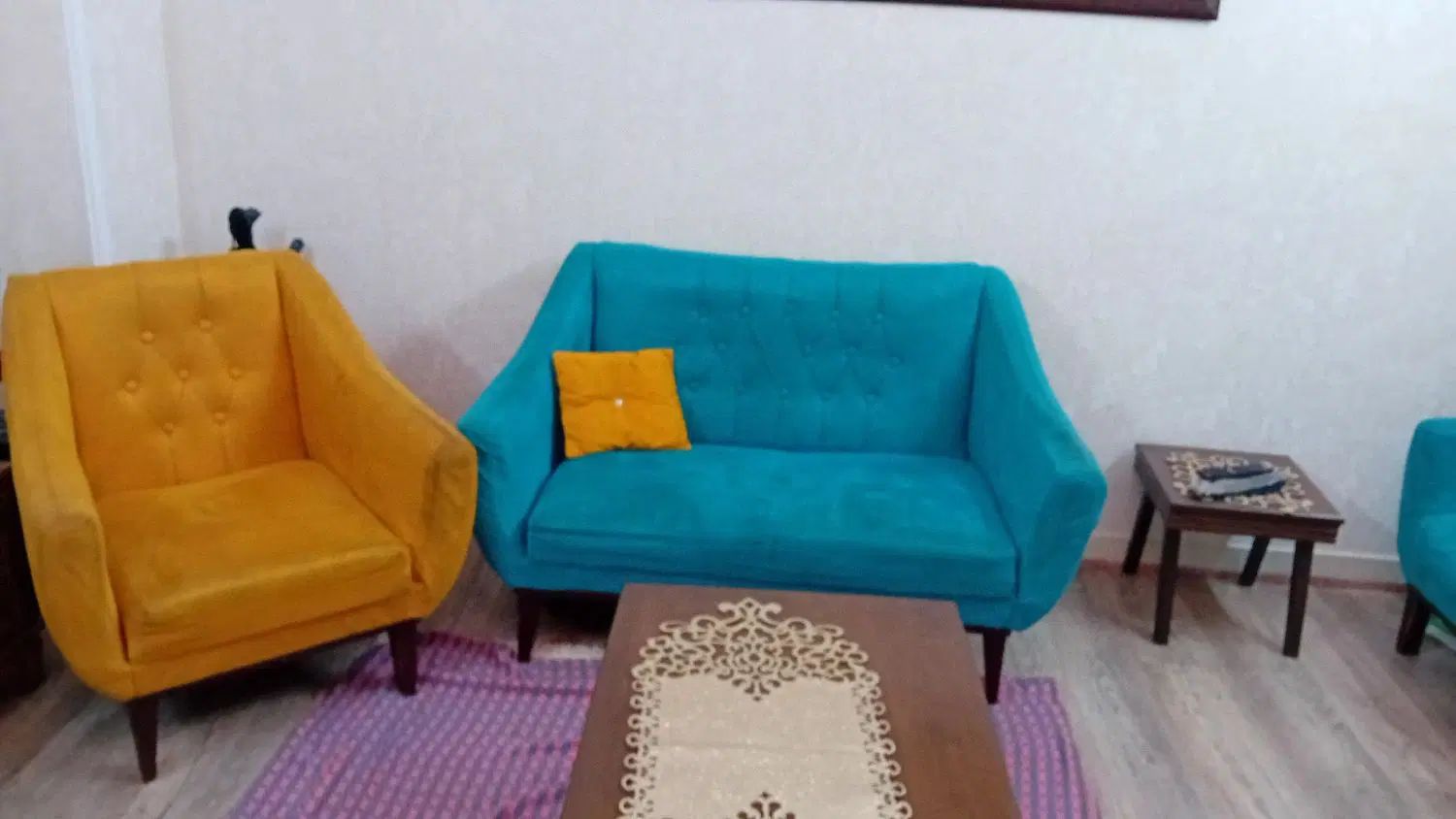 راحتی ۷ نفره|مبلمان خانگی و میز عسلی|تهران, راه آهن|دیوار