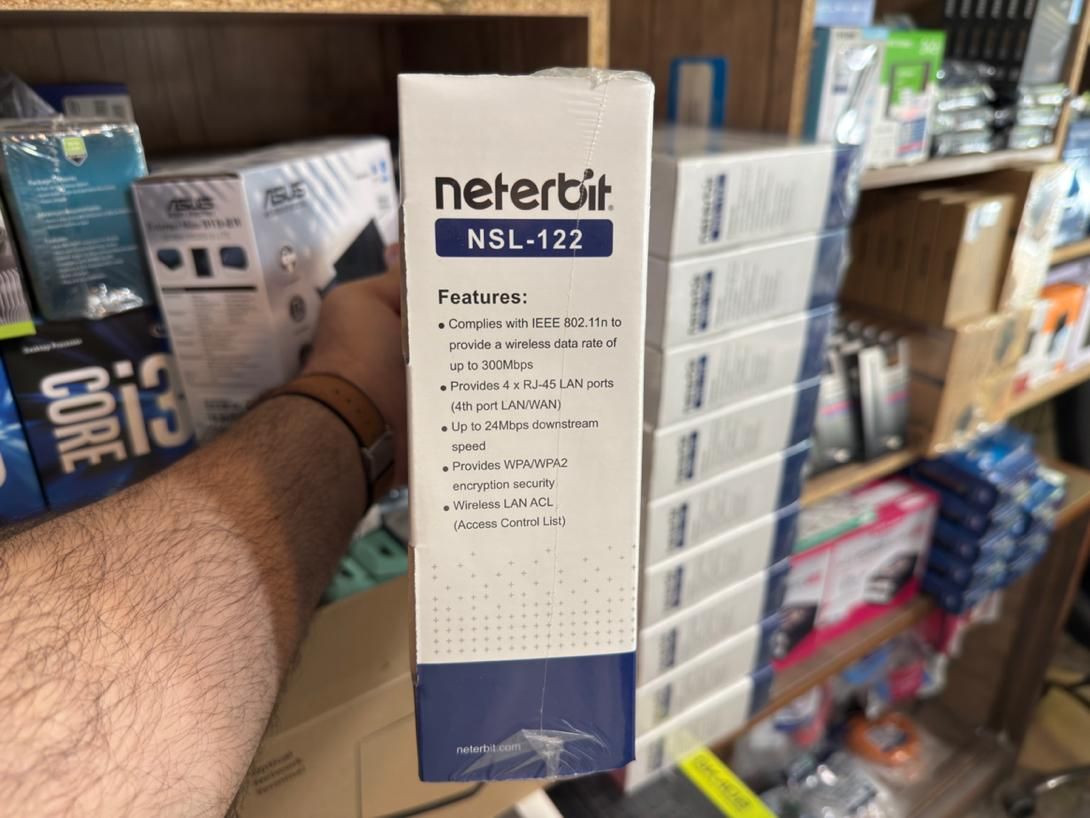 مودم ۲ آنتن آکبند +NETERBIT 122 ADSL2|مودم و تجهیزات شبکه|خرمآباد, |دیوار