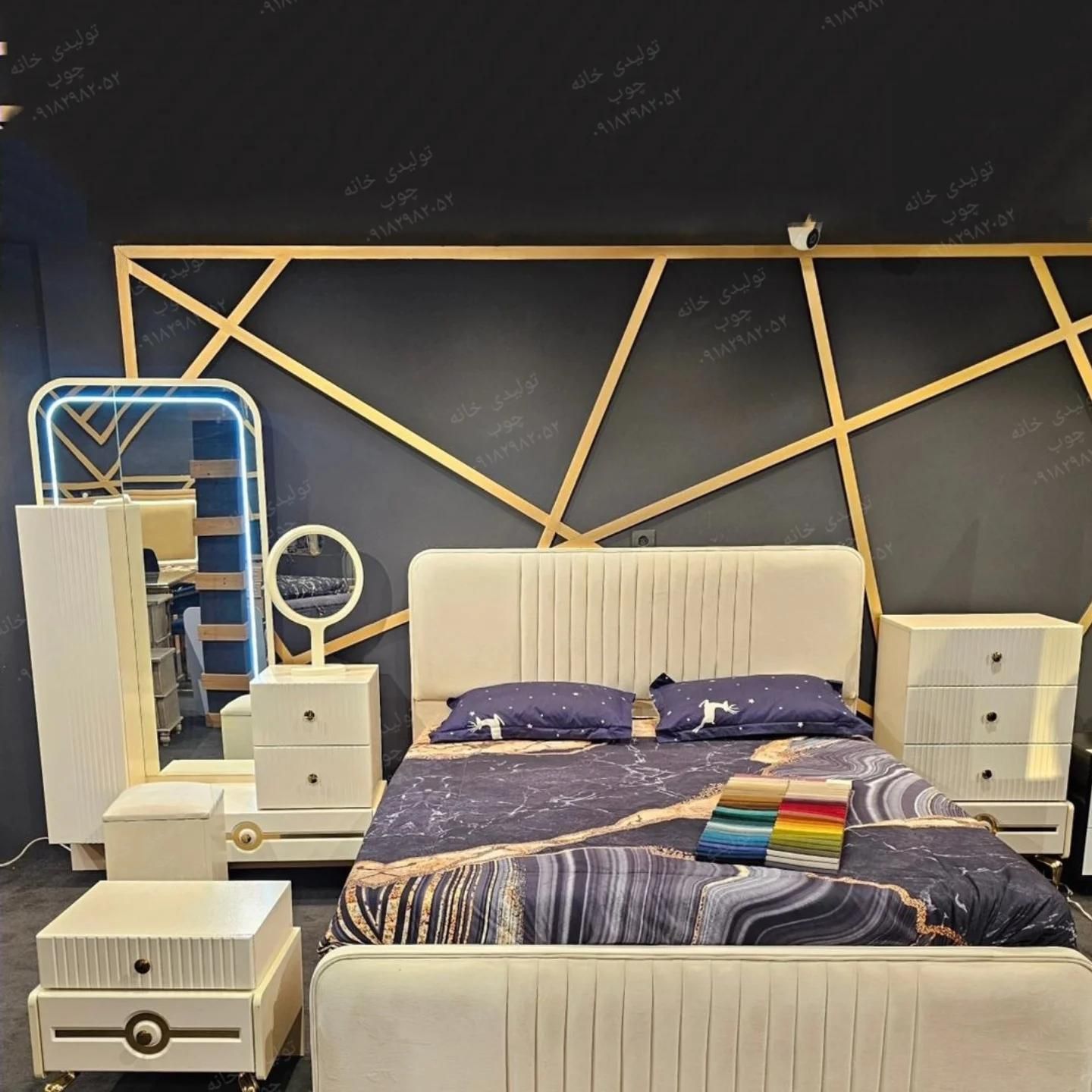 سرویس خواب  جدید آوین ام دی اف|تخت و سرویس خواب|همدان, |دیوار