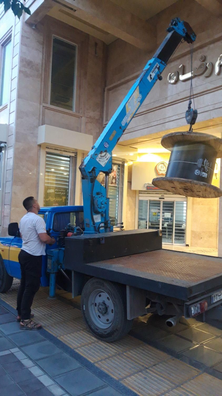 جرثقیل نیسان‌(بالابر ارتفاع ۱۵متر) یدک کش|خدمات حمل و نقل|مشهد, طبرسی شمالی|دیوار