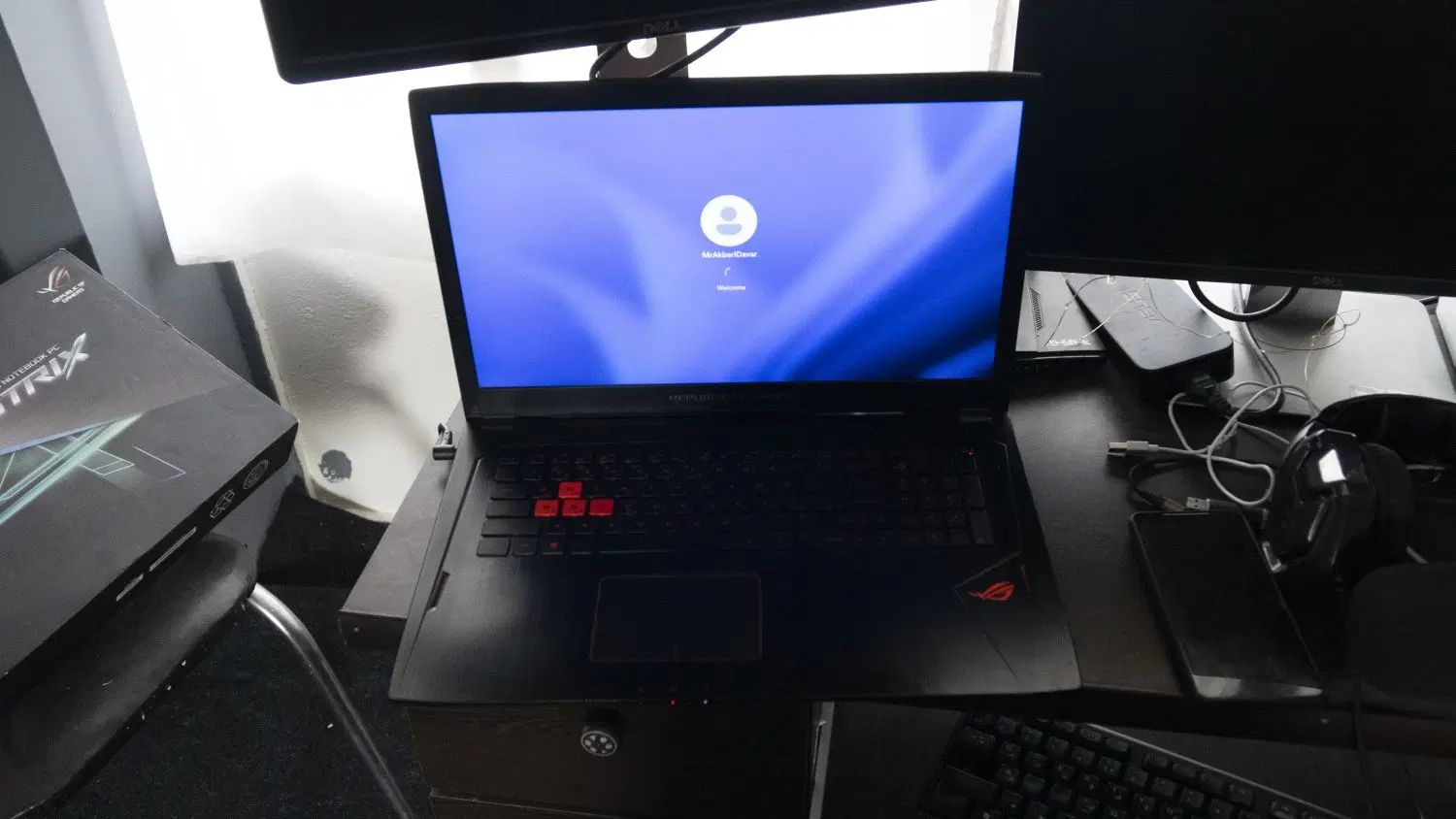 لپ تاپ گیمینگ ایسوس ROG STRIX I7|رایانه همراه|همدان, |دیوار