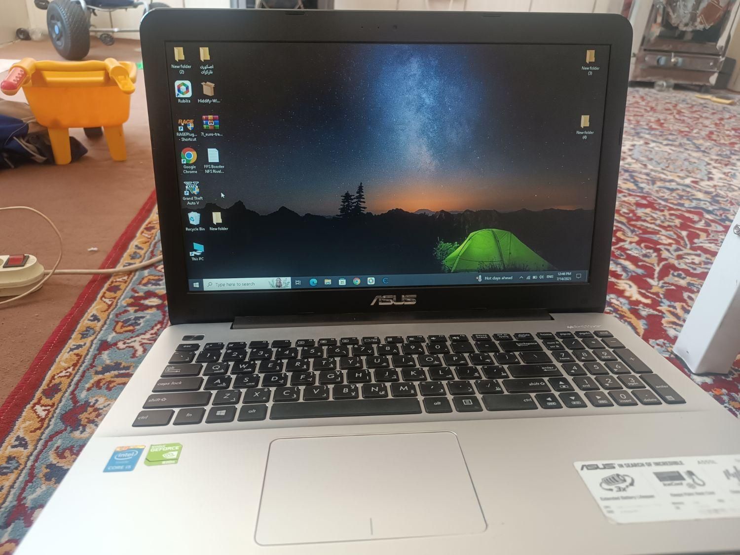 لب تاب ایسوس A555L|رایانه همراه|کرمان, |دیوار