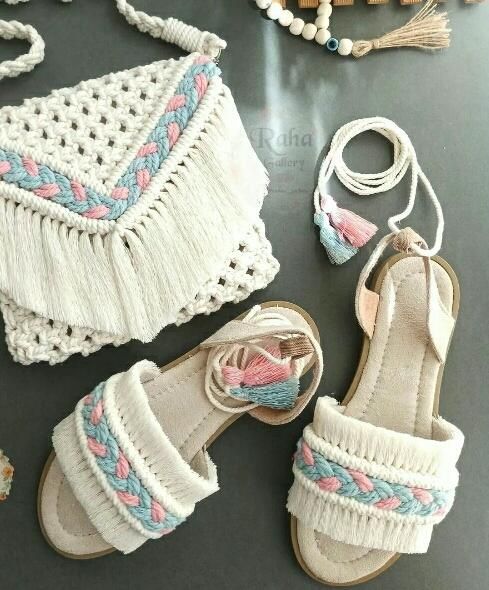 مکرومه بافی|کیف، کفش، کمربند|کرمان, |دیوار