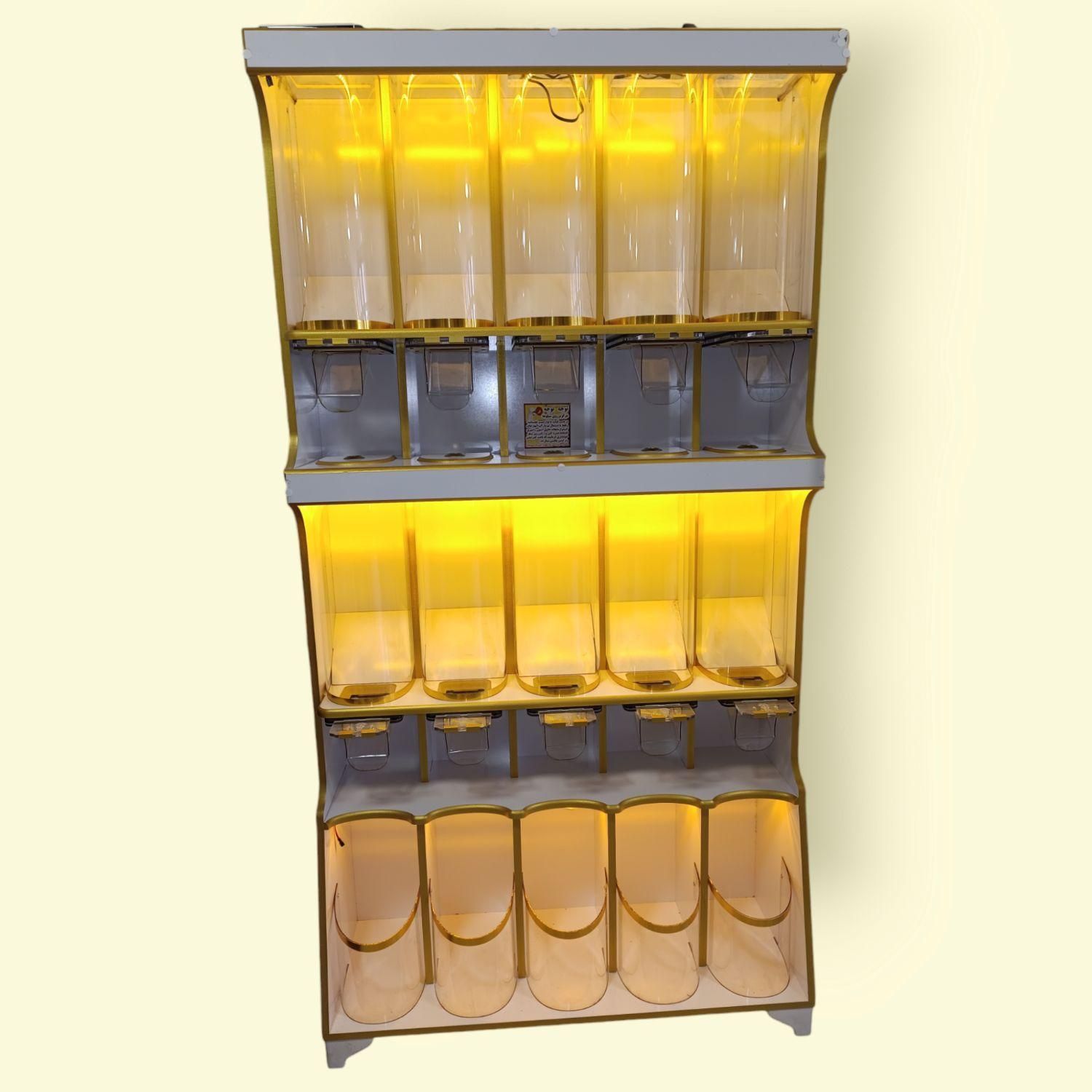 قفسه و استند و مخزن آجیل و خشکبار استوانه ای|فروشگاه و مغازه|سنندج, |دیوار