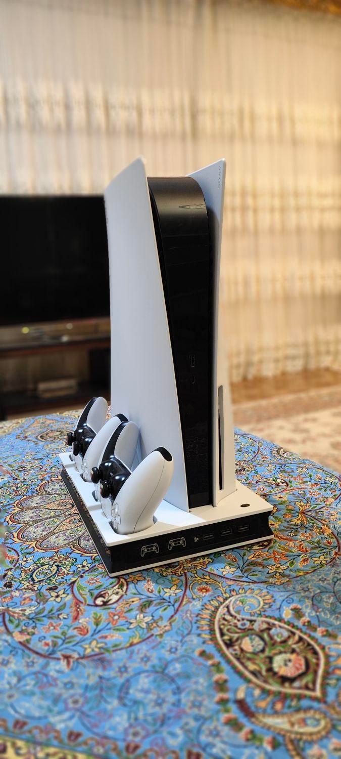 PS5 معمولی دیسک خور کار کرده در حد نو (CFI1115A)|کنسول، بازی ویدئویی و آنلاین|کرمانشاه, |دیوار