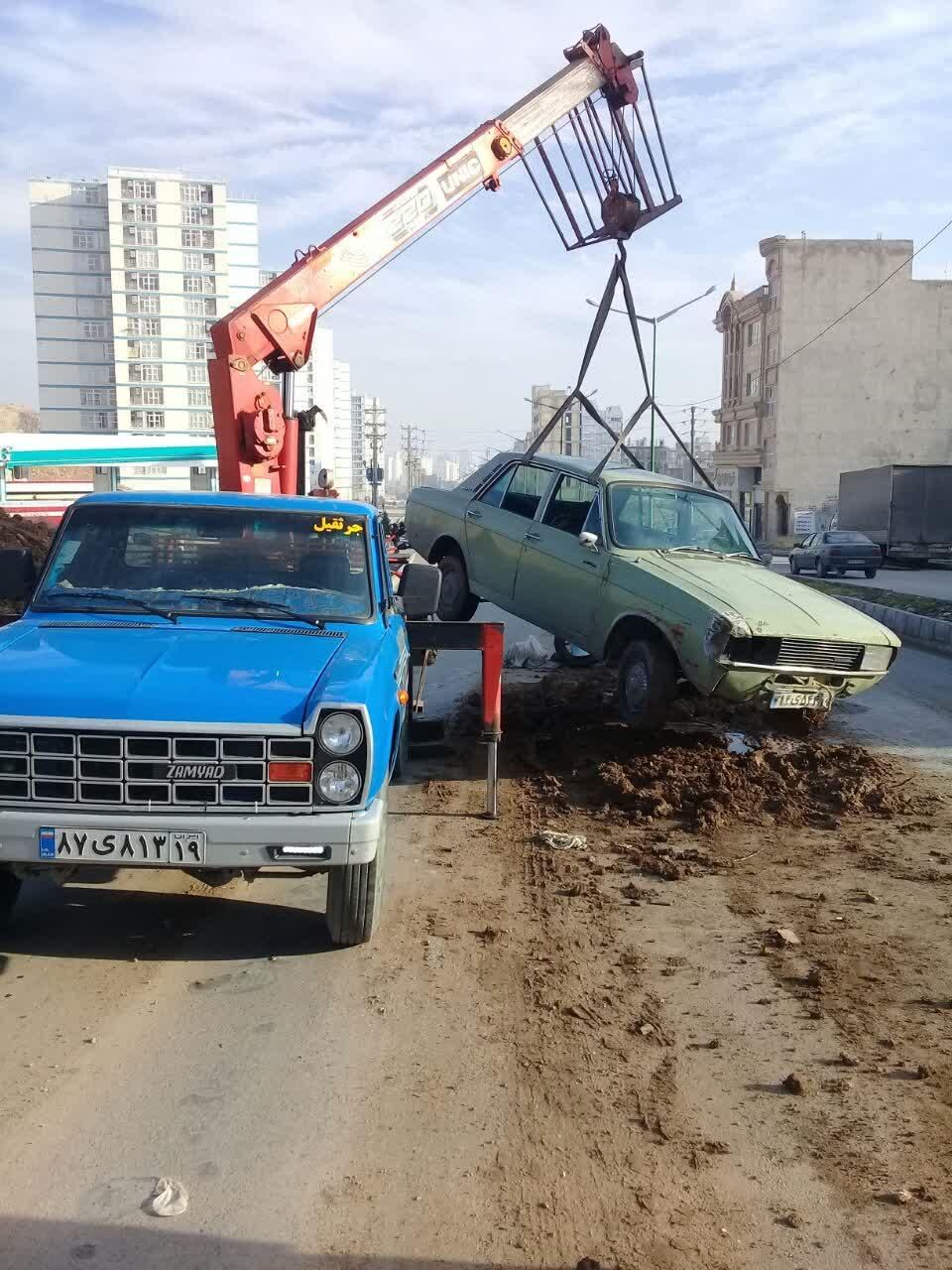 جرثقیل نیسانی و سبد بالابر زانیار|خدمات حمل و نقل|کرمانشاه, |دیوار