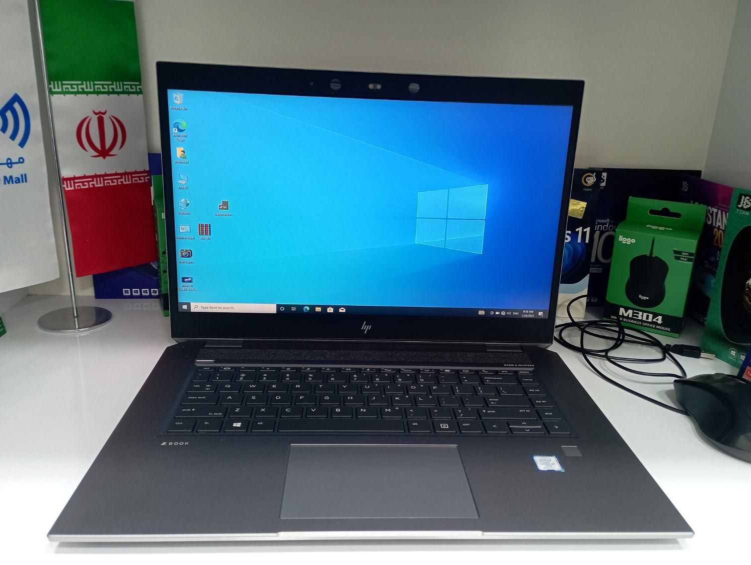 لپ تاپ اچ پی zbook ظریف زیبا وارداتی i7گرافیک دار|رایانه همراه|تهران, تهرانپارس غربی|دیوار