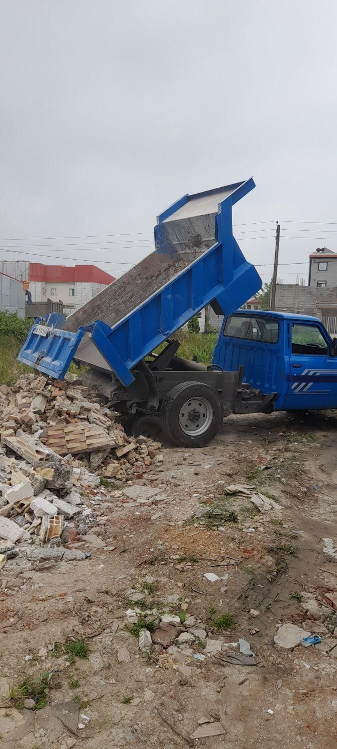 حمل  نخاله ساختمانی نوخاله وماسه با کارگر با نیسان|خدمات حمل و نقل|رشت, نامجو|دیوار