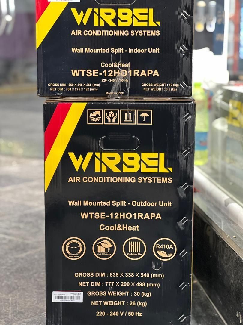 فروش ویژه کولرگازی ویربل (Wirbel)|کولر گازی و فن‌کوئل|اردکان, |دیوار