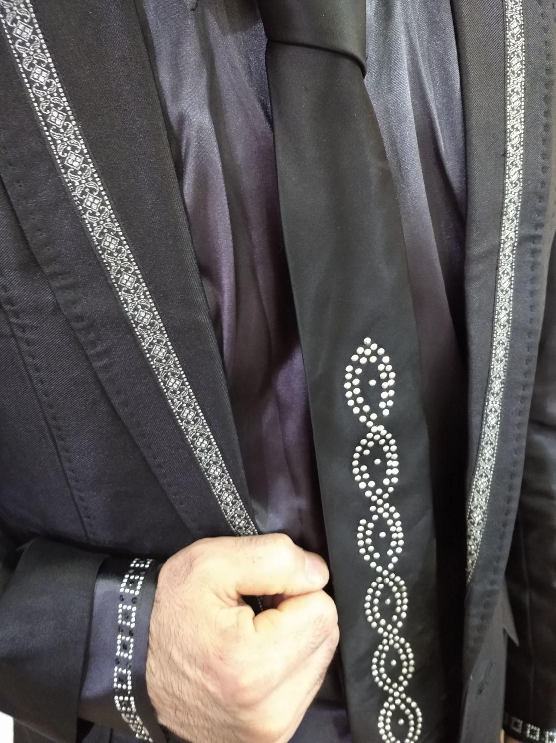 کت شلوار مجلسی مردانه به همراه پیراهن ساتن|لباس|لنگرود, |دیوار