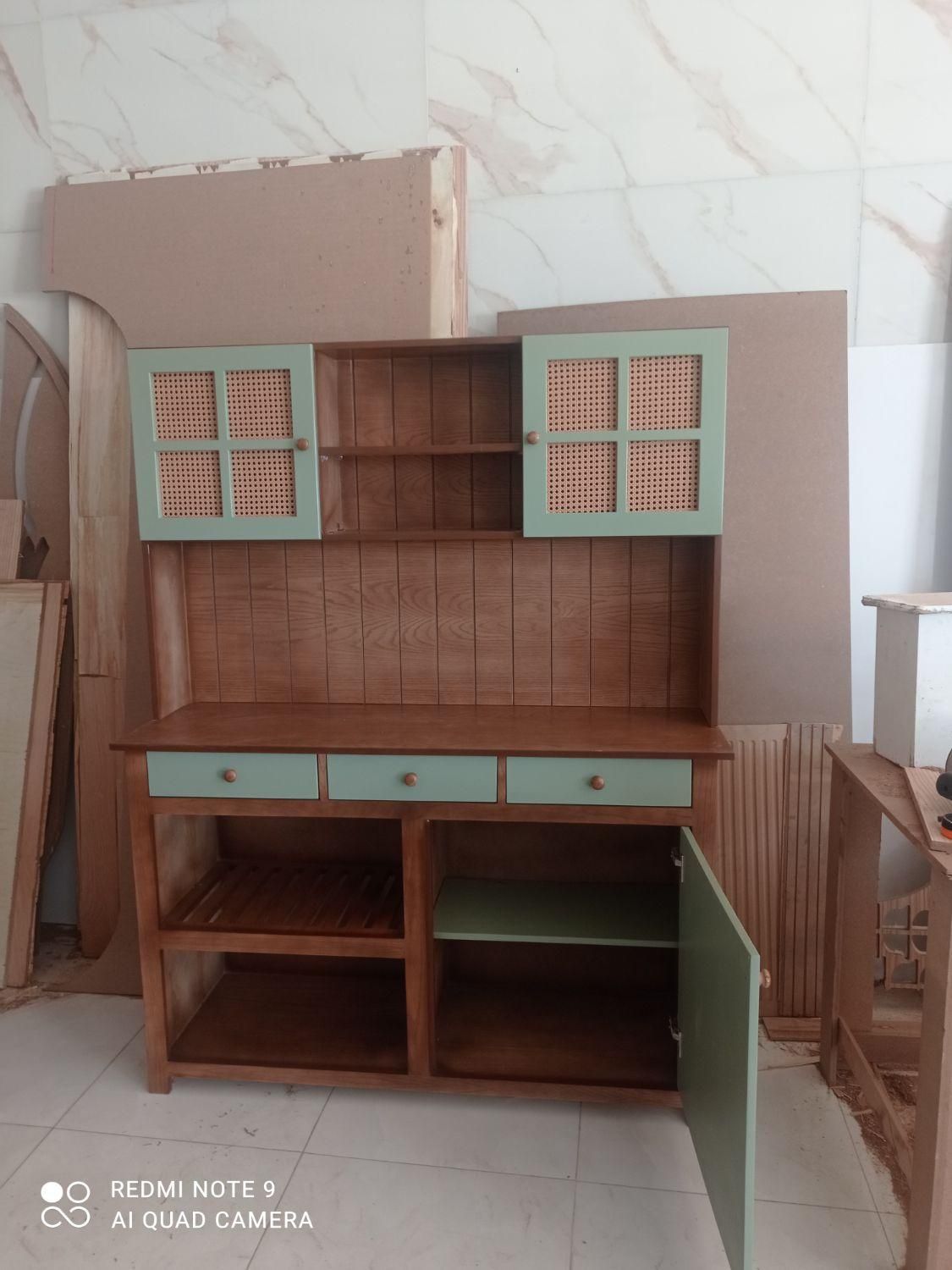 فروش کافی بار حصیری ام دی اف|بوفه، ویترین، کنسول|نسیمشهر, |دیوار