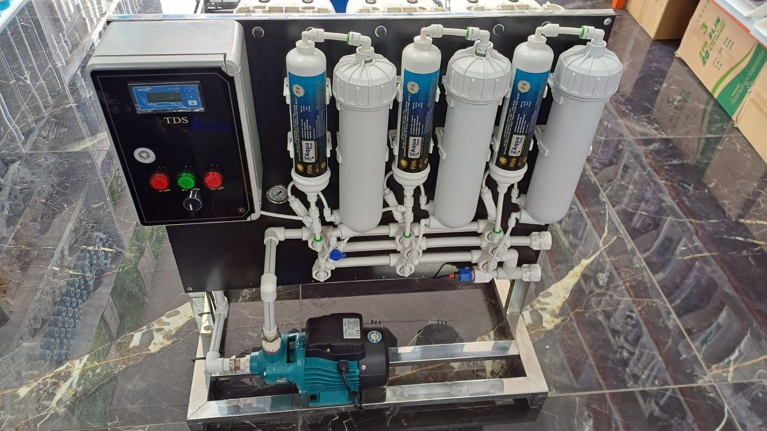 تصفیه آب نیمه صنعتی ۲۴۰۰ گالن تی دی اس۳۰۰۰|آبسردکن و تصفیه آب|رباطکریم, شهرک صنعتی نصیرآباد|دیوار